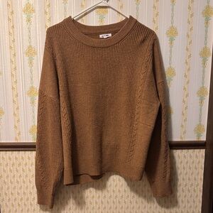 Maurices Tan Cable Knit Sweater
